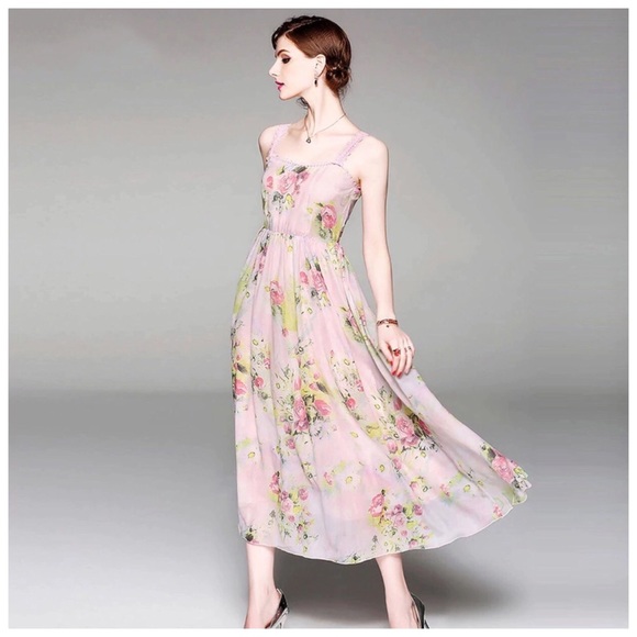 Blossom Pink Floral Removable Tulle Drew’s - Picture 2 of 8